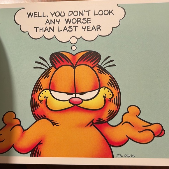 VINTAGE GARFIELD POSTCARD BOOK BIRTHDAY GREETINGS - 30 POSTCARDS - Picture 4 of 5